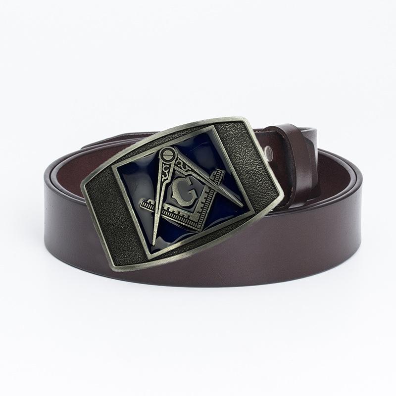 Men's Personalized Belt Fashion Trend Belt Pure Cowhide Belt