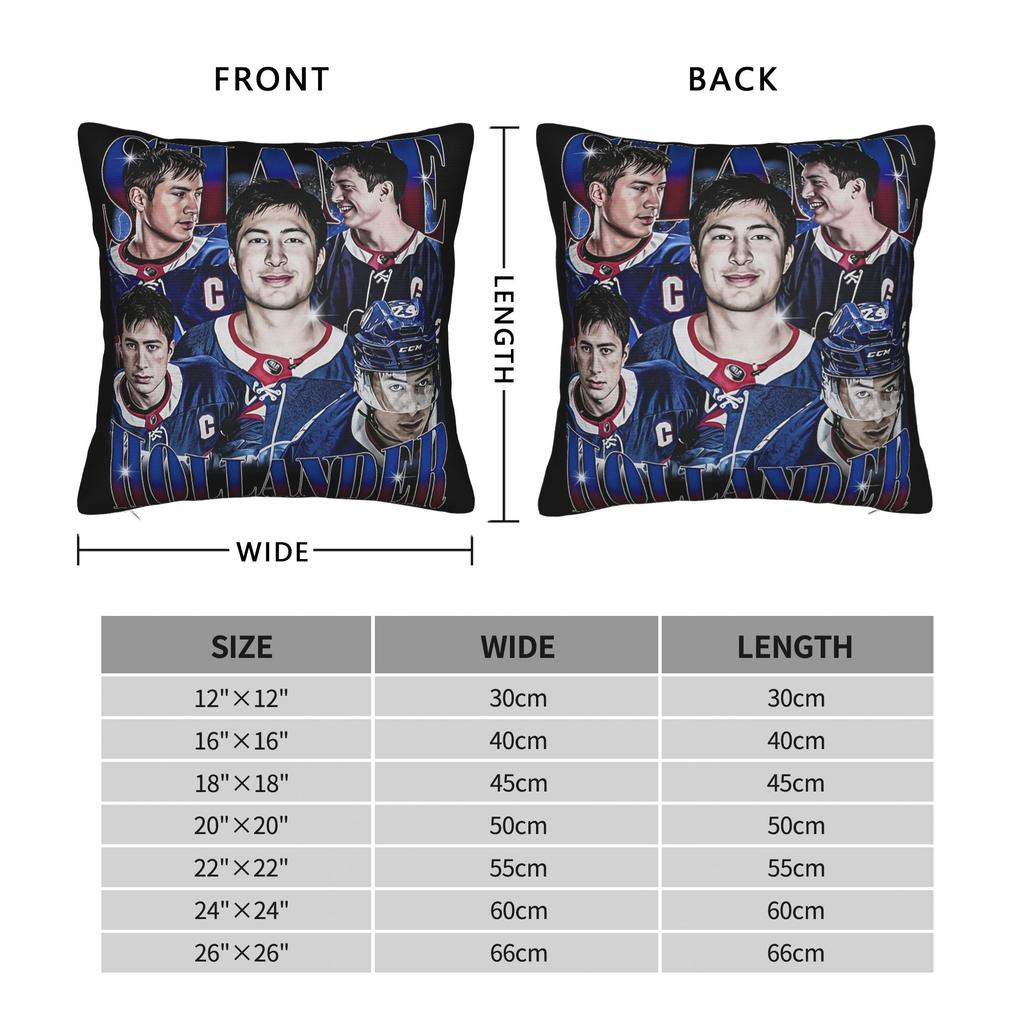 Shane Hollander Hockey Heated Rivalry Pillowcase Printed Cushion Cover Gift Throw Pillow Case Cover Sofa Zipper 45X45cm