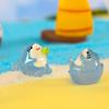 Yousheng Micro Landscape Ornament Mini Shark Shape Figures Cute Collectibles Resin Fish Tank Landscaping Keychain DIY