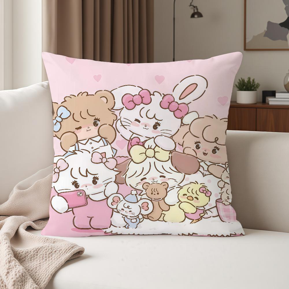 Cartoon Cute Mikko Pillow Case Suitable For Bedrooms Living Rooms Cars Home Decoration
