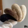 1PC Plush Material Minimalist Style Faux Mink Soft Face Washing Headbands Elegant Headband Versatile Multi-Color