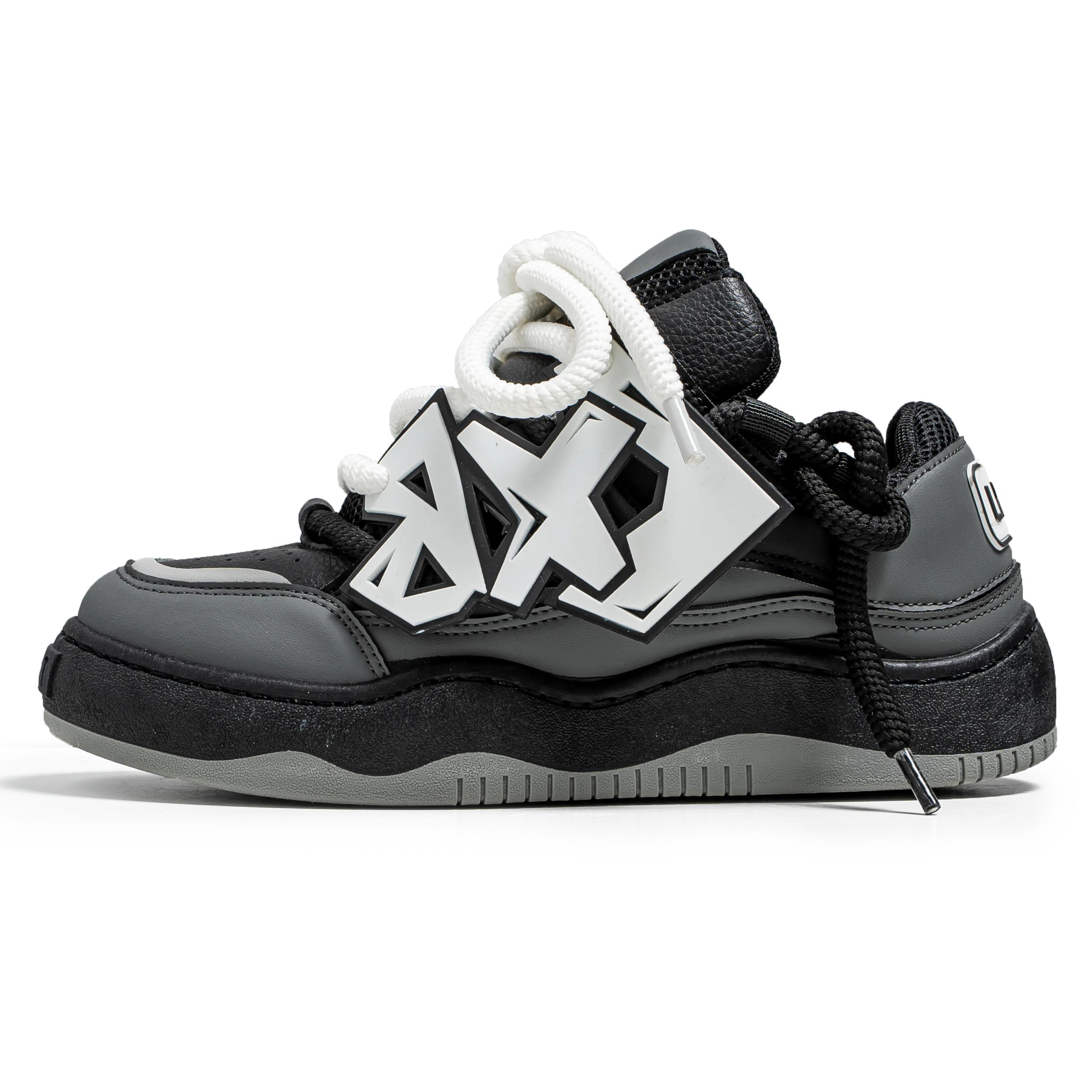 

Модные трендовые туфли для мужчин, новые массивные вулканизированные панк-кеды, мужские кроссовки 2024 года, качественные уличные спортивные кроссовки для бега, мужские новые 40