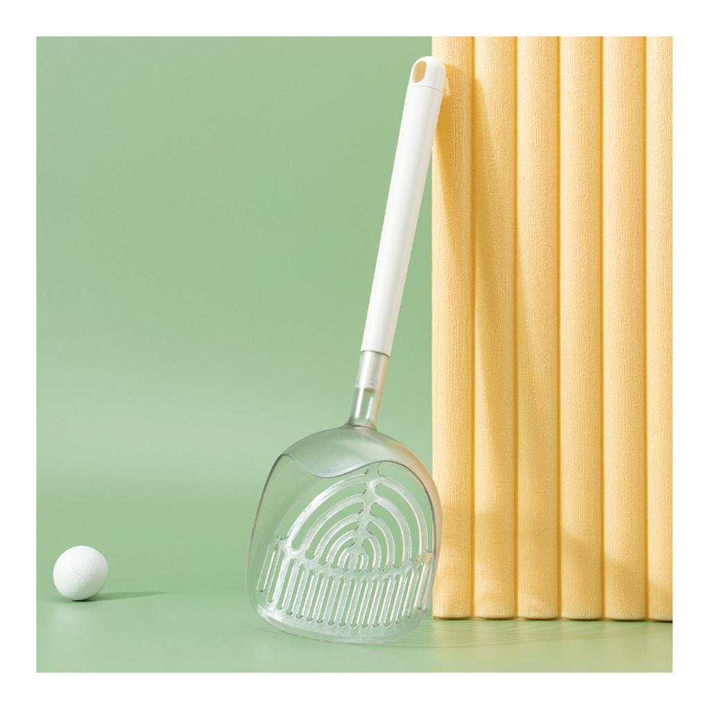 Long-handled Cat Litter Scoop Fine Hole Cat Poop Shovel Large Plastic Cat Litter