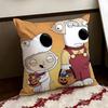 Hot Anime FFamily GuyS Cushion Cover Reversible Soft Durable Pillow Cover Home  Car MultiScene Use for Daily Comfort