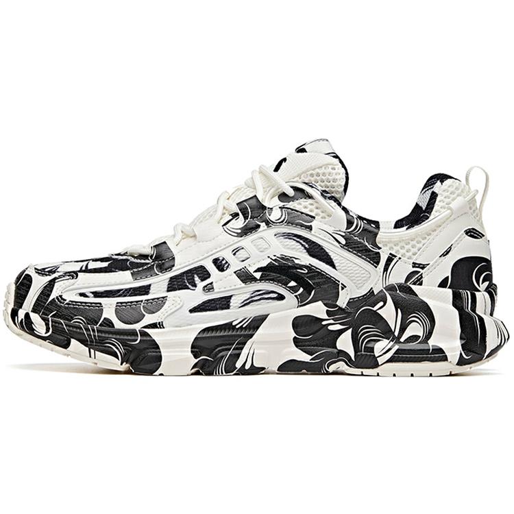 

Новые кроссовки Anta с амортизацией, противоскользящие, износостойкие, легкие, с низким верхом, для бега, мужские, черно-белые 912035581-9 40.5