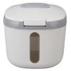 Rice Container Bug Proof Odorless Airtight Rice Box with Clear Window for Grains Sugar Flour