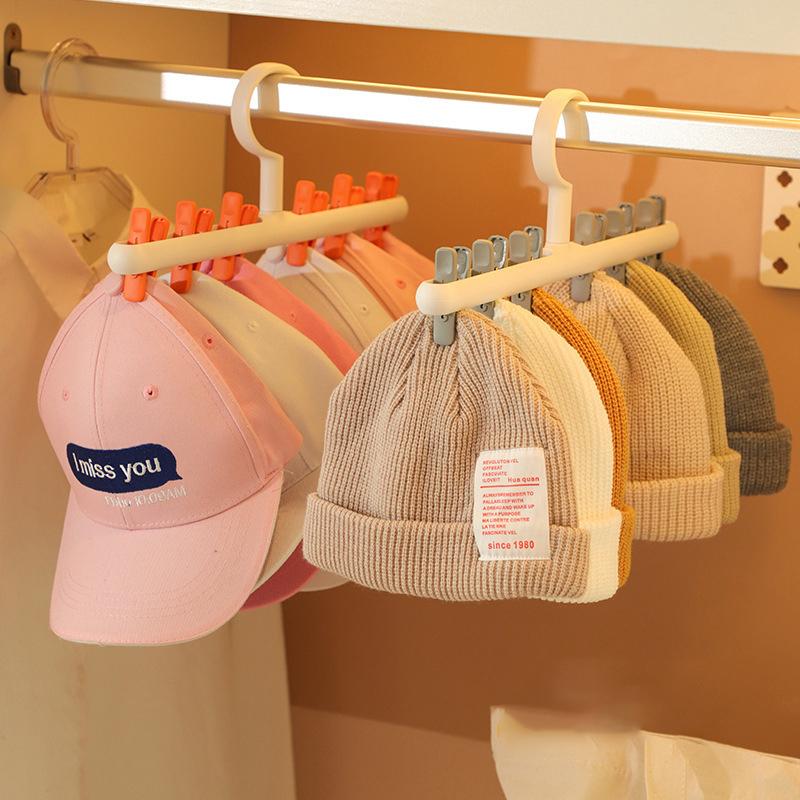 Hat Storage Rack Drying Rack Sock Drying Artifact Dormitory Multifunctional Anti Entanglement Pants Clip