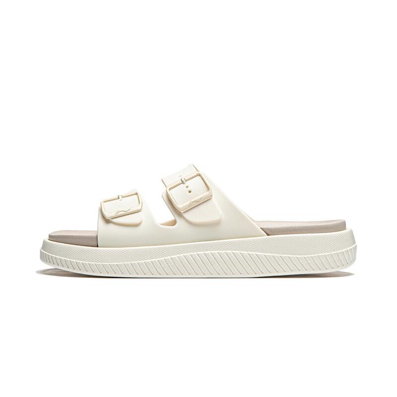 

Li-Ning Casual Comfortable Non-Slip Wear-Resistant Slide Sandals Men Footwear Off-White Gray AGAU011-2 43⅔