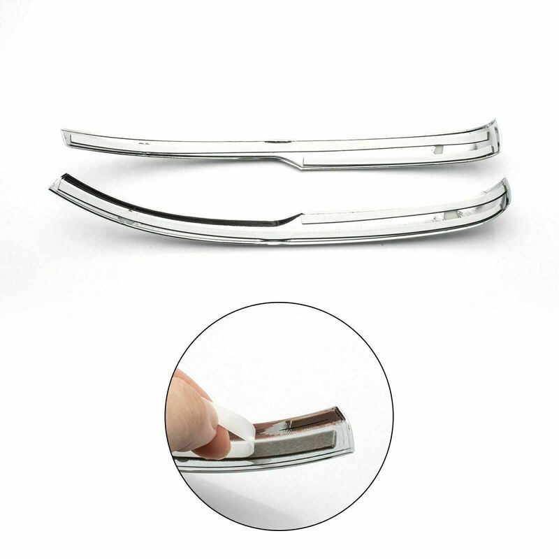 For Honda Accord 2018     Car Rearview Side Door Mirror Pillar Stripe Cover Wing Exterior Trim ABS Chrome