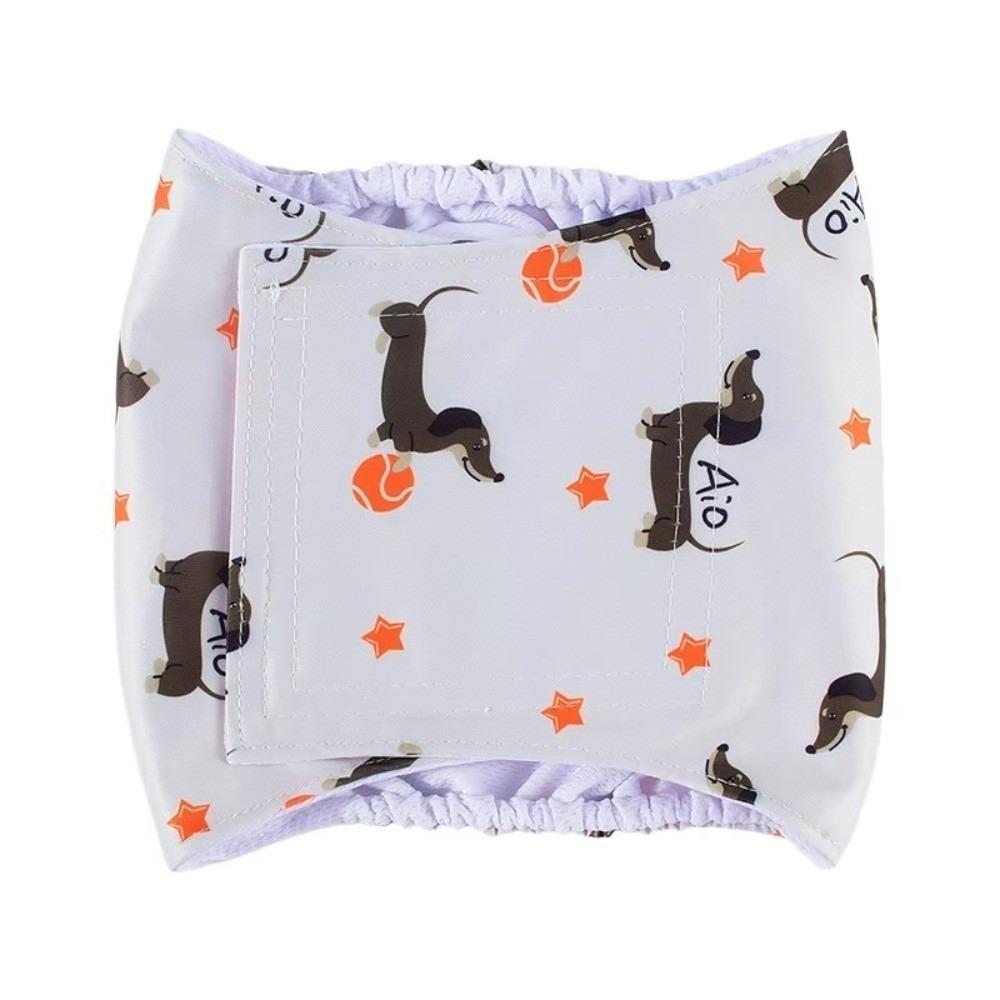 Fashion Cute Dog Paw Print Male Dog Diapers Dog Diaper Reusable Washable Belly Bands Doggie Diapers Male Dogs Wraps XS