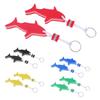 Shark Floating Keychain EVA Foam Water Key Float Key Ring for Canoeing Sailing Surfing Seaside
