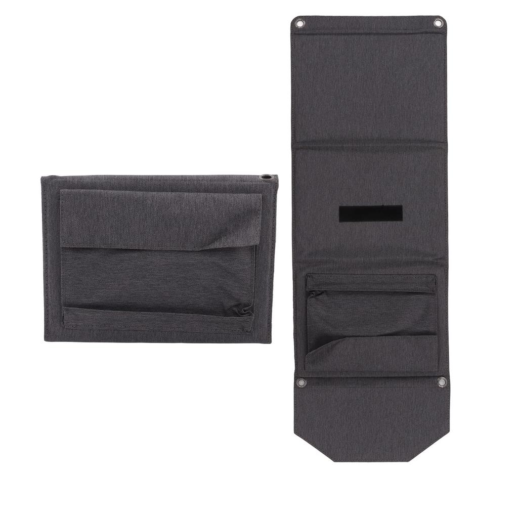 Ongwan 18W 5V Foldable Solar Panel Charger, Monocrystalline Silicon Solar Panel, DC Type-C Dual USB Port Solar Panel for Outdoor Activities