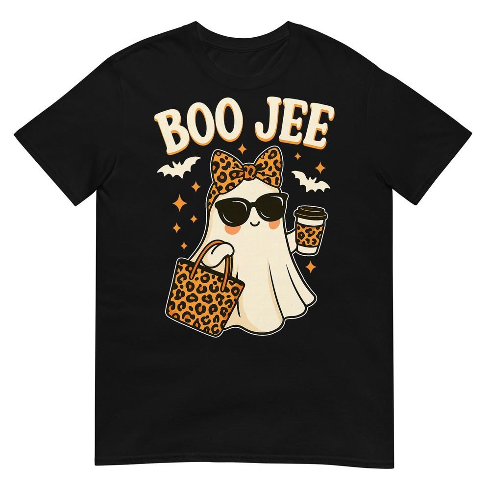 Boo JEE Ghost Shirt Halloween Women Girls Boojee Halloween T-Shirt M