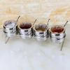 201 Stainless Steel 4-Piece Seasoning Jar Set