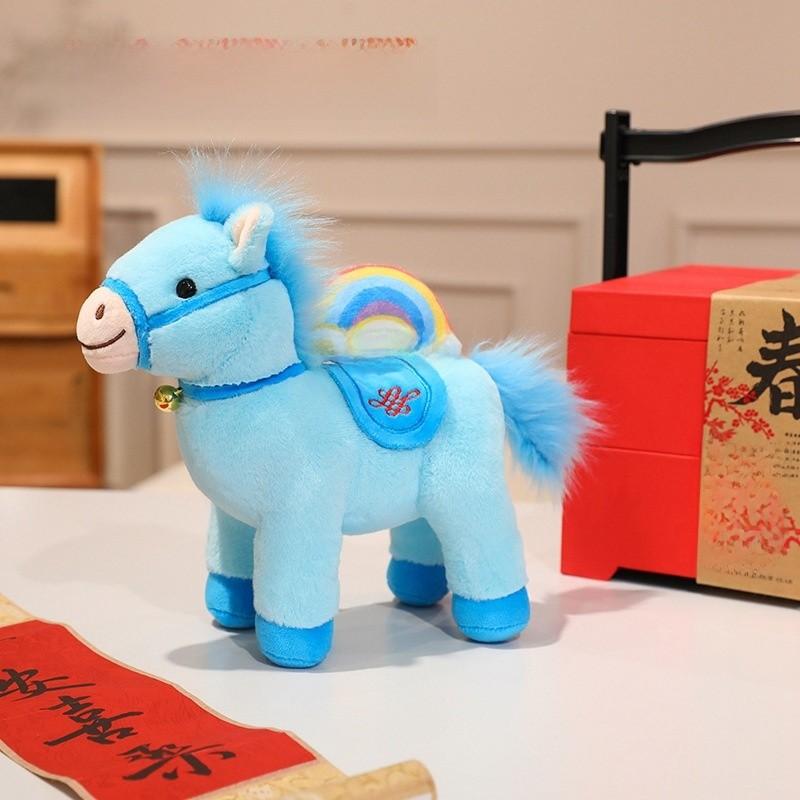 Traditional Horse Plush Doll With Soft Plush Material For Celebrations And Home Decoration