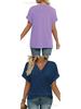 Women's Summer V-Neck Batwing Sleeve Shirt 2026 Fashion