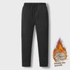 Men's Korean Style Lambskin Pants: Autumn/Winter Warm, Velvet-Lined, Thick, Straight-Cut, Casual, Trendy.