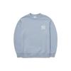 MLB FW22 Logo Embroidered Animal Print Pullover Cotton Sweatshirt Unisex Sweatshirt Blue 3AMT00221-50BLL