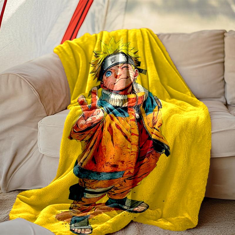 1pc Easy-Care Naruto Blanket, Perfect for Couch, Bed, Home, Travel & More, Warm & Durable Printed Blanket