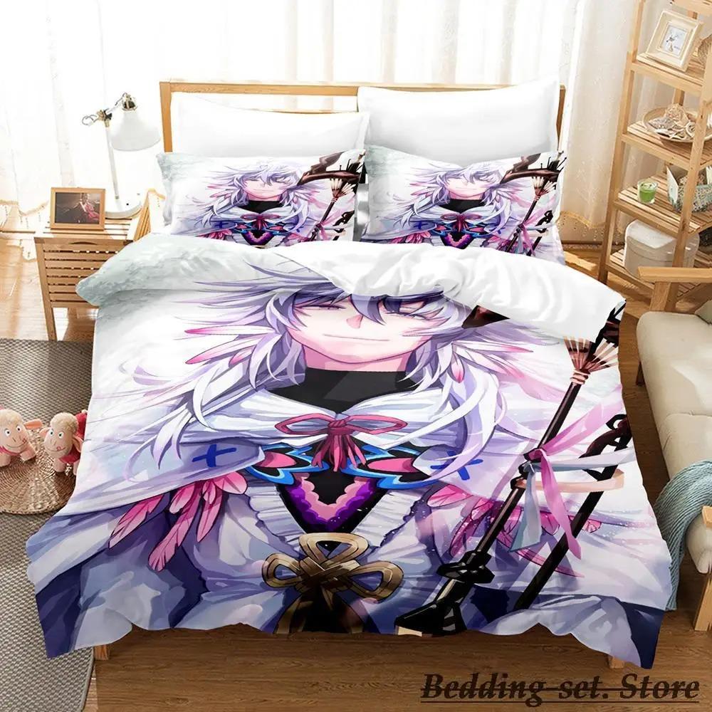 Trendy Cozy Single Twin Full Queen King Fate Grand Order Merlin Size Bed Aldult Kid Bedroom Duvetcover Sets Anime Quilt