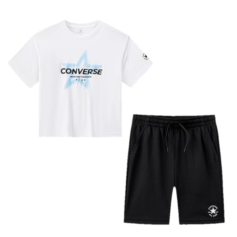 Converse Boys  Mesh Quick-Dry T-Shirt & Shorts Set XL
