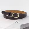 Style Vintage Ladies Jeans Belt Pu Material With Metal Pin Buckle For Daily Use