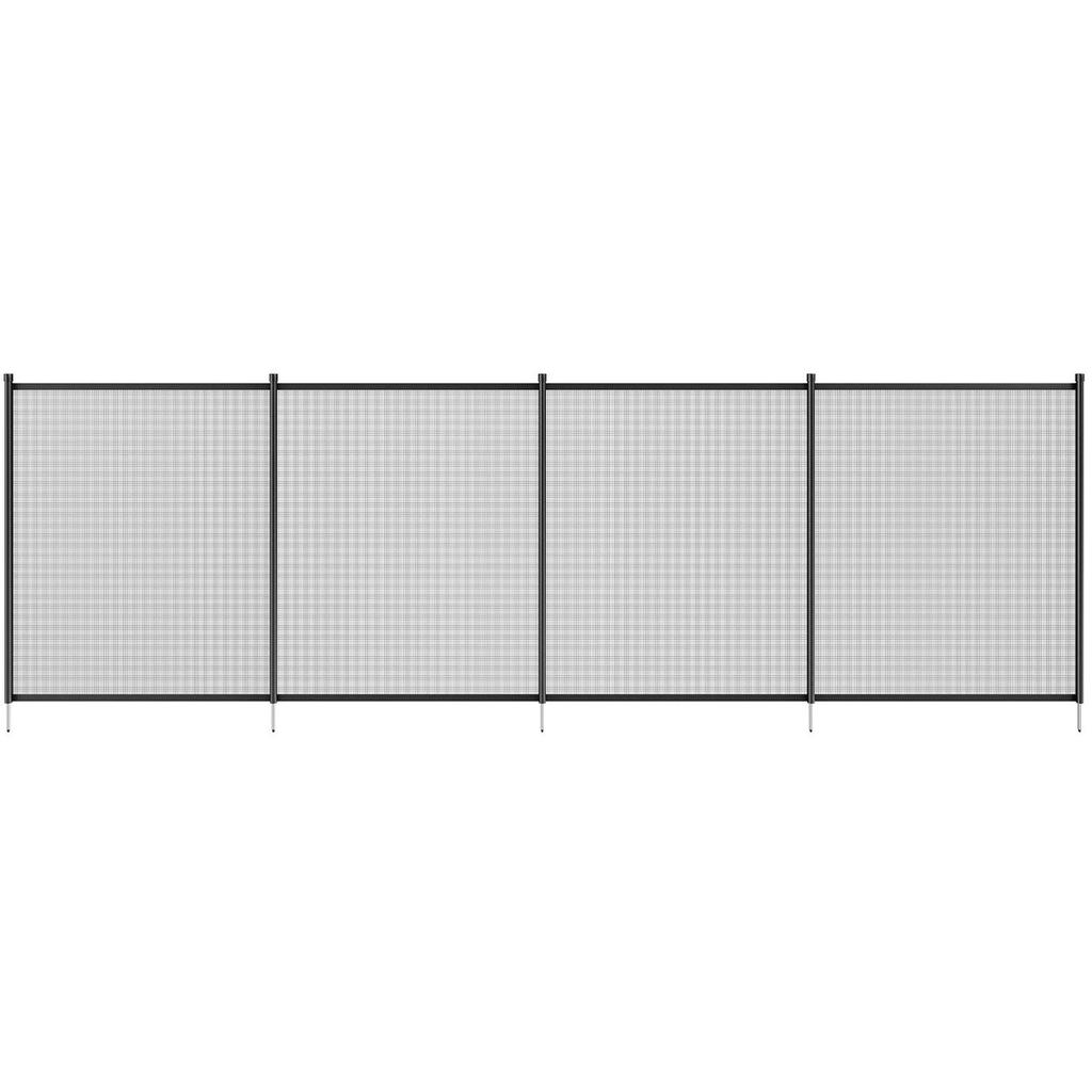 Pool Fence, 4 X 108 FT Pool Fences for Inground Pools, Removable Child Safety Pool Fencing, Easy DIY Installation Swimming Pool Fence, 340gms Teslin