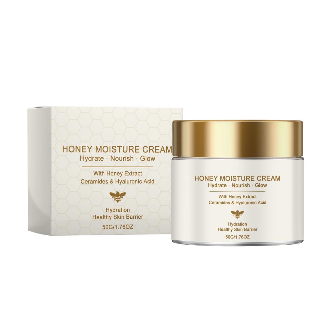 AMZ Honey Moisturizing Cream Gentle Whole Body Care Lightweight Hydrating Texture