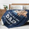 Süße Faultier Papa Decke Nicht Stören Papa Lädt Lustige Fleece Überwurf Geschenk für Vater Vatertag Geschenk Heimdeko