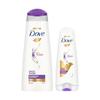 Szampon Daily Shine 340ml & Odżywka Dove Daily Shine 175ml, Zestaw | Do włosów zniszczonych lub puszących się | Wzbogacone Serum Odżywczym