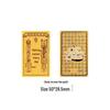 Pure Gold 999 Mobile Phone and Refrigerator Sticker Set: Princess Wealth Design with Gold Flakes