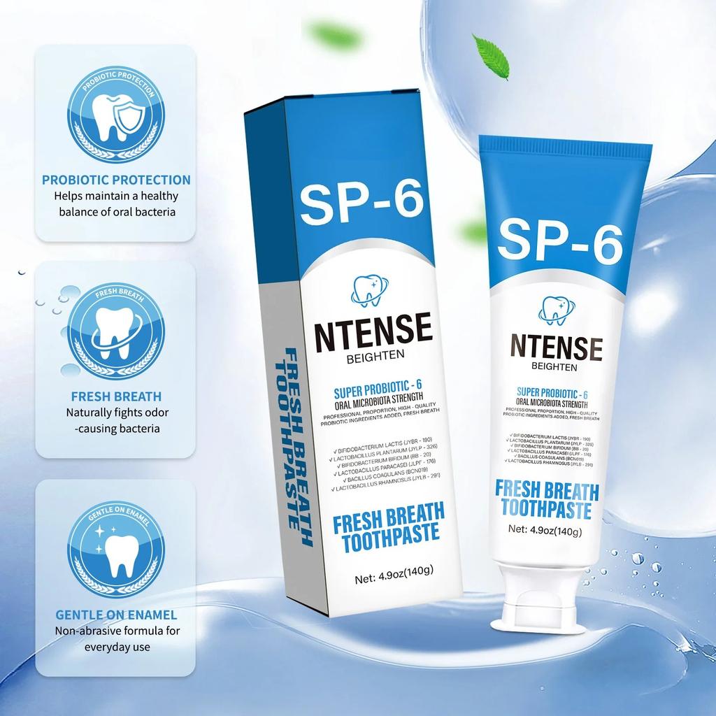 SP-6 Probiotic Toothpaste Remove Stains Oral Care Whiten Clean Teeth Ultra Whitening Management Fresh Breath Health Care Toothp