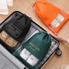 12Sets Color Shoe Bags with Secure Drawstring Shoe Storage Portable Lightweighted for Footwear Protector