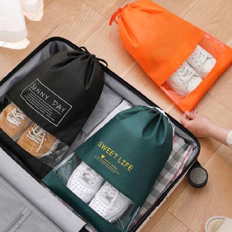 12Sets Color Shoe Bags with Secure Drawstring Shoe Storage Portable Lightweighted for Footwear Protector