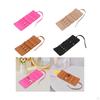 Jewelry Roll Storage Bag with Tie Close for Rings Earrings Necklaces Rose Red