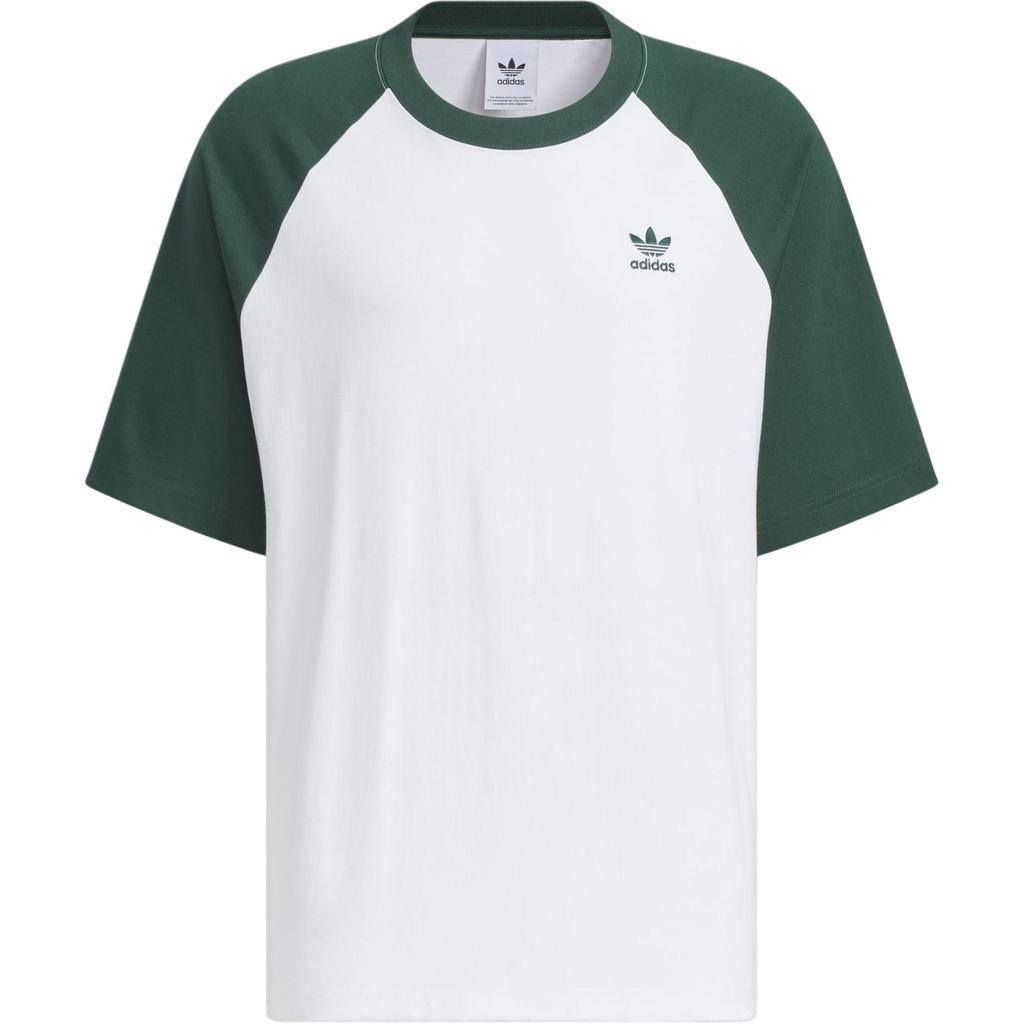 Adidas Originals Adicolor Raglan T-Shirt Fashion Short Sleeve Men Tops Mineral-Green JM7264