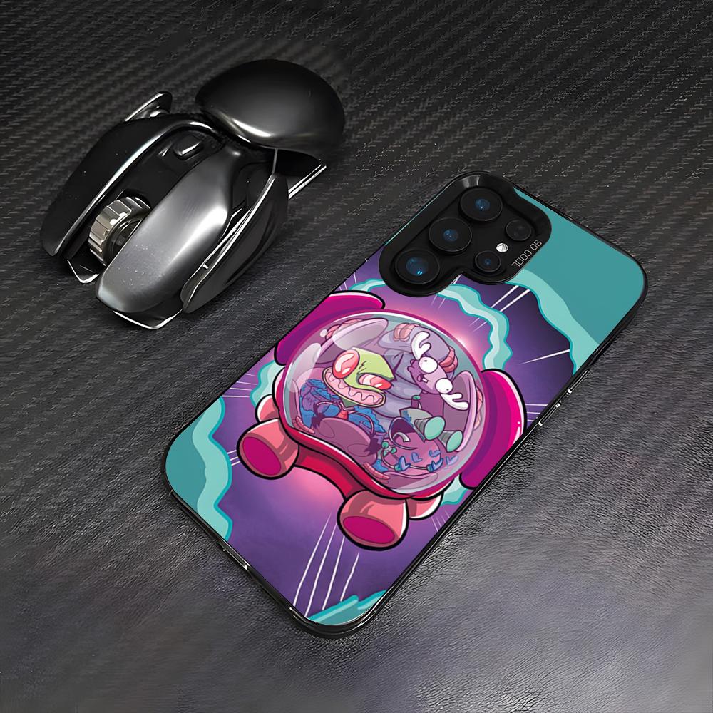 Cartoon I-Invader Zim Phone Case For Samsung S26 S25 Plus S20 S20 Plus S22 Ultra S23 FE S21 Plus S21 Ultra Colorful Cover