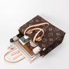 New Women's Bag Large-capacity Retro Printed Tote Bag Texture Versatile Work Commuter Bag Portable Shoulder Bag