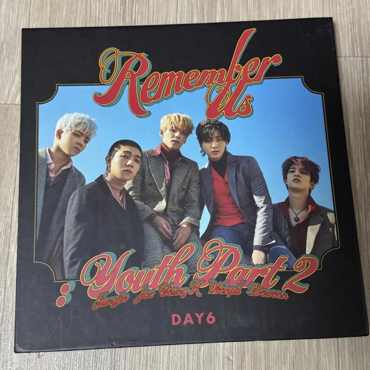 

DAY6 Альбом Remembers Youth Часть 2 CD Черный