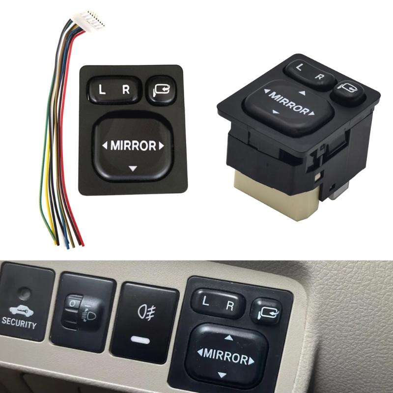 Electric Rear View Folding Glass Control Switches Button 8487252040 Replacemnet Easy to Install Vehicle Accessories