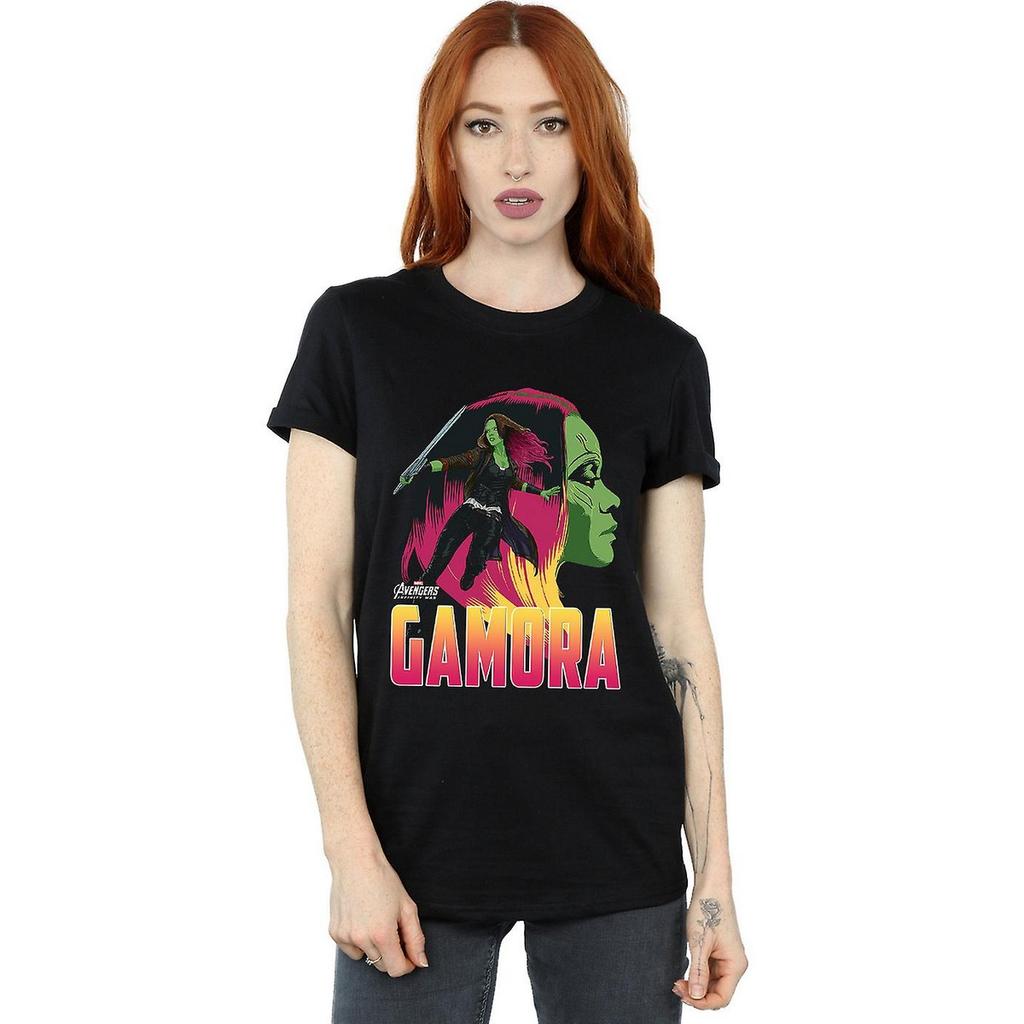 Avengers Infinity War Womens/Ladies Gamora Cotton Boyfriend T-Shirt