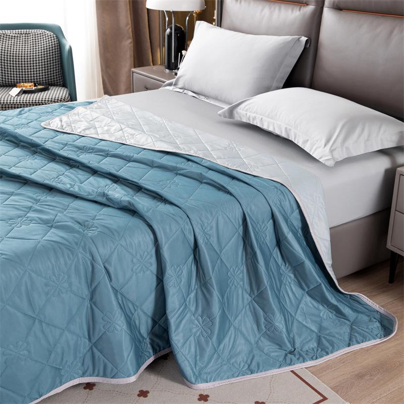 Ice Cream Summer Cool Quilt Class A Machine Washable Air Conditioning Quilt Cool Silk Single Double Summer Quilt