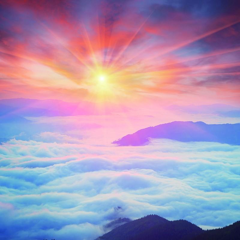 Decor acasă Tapiserie Sufragerie Dormitor Frumos Apus de Soare Soare Luna Mandala Tapiserie de perete suspendată