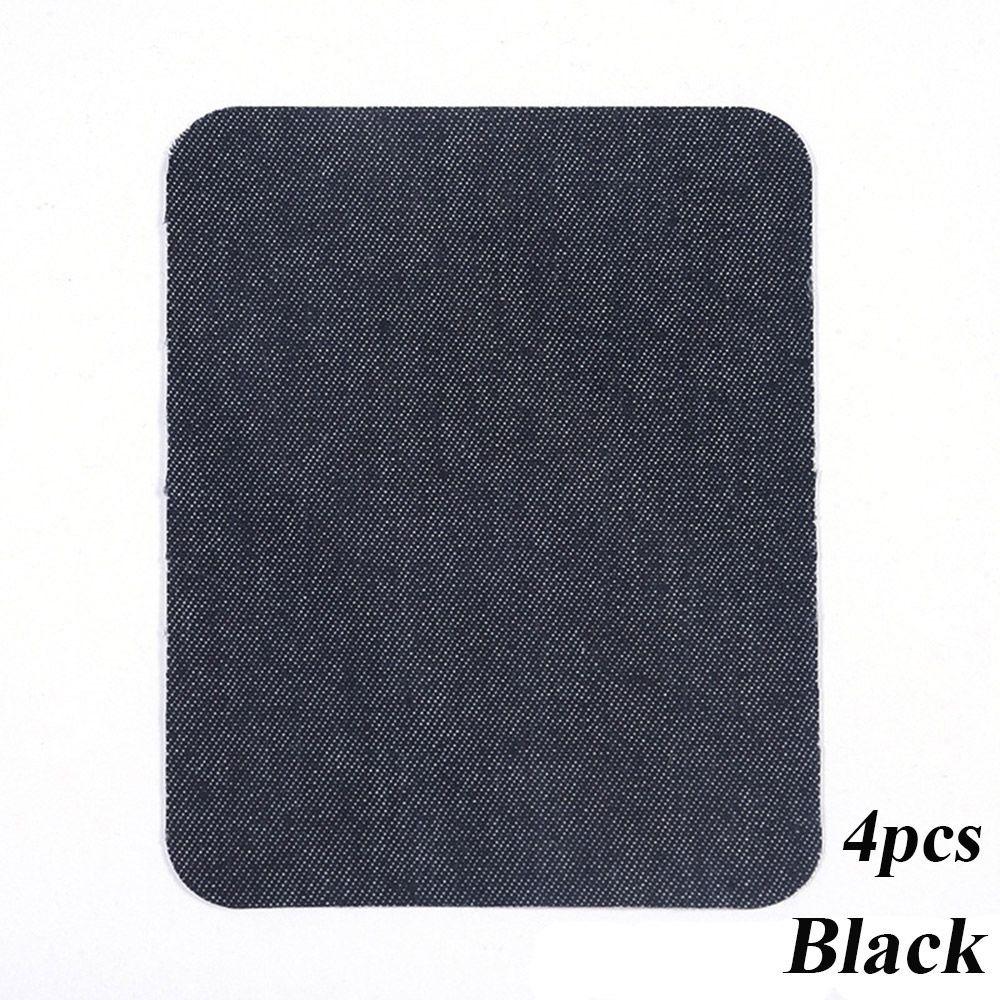 4/12PCS Apparel Pants Sewing Iron-on Knee Elbow Jeans DIY Fabric Patch
