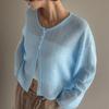 New ArrivalS Open Run Women S Sheer Long Sleeve Cropped Cardigan Half Button