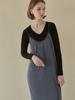 AVANT-G Daily V-Neck Knit Pullover - Black