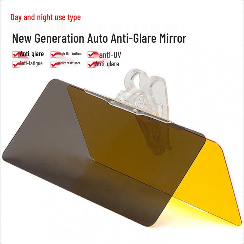 Car Sun Visor Anti-Glare Sunshade with Night Vision Goggles for Day and Night Use