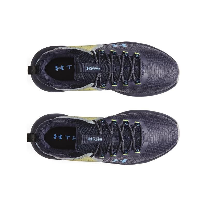 Under Armour HOVR Rise 4 Tempered Steel Men Sneakers Purple Midnight-Navy 3025565-500