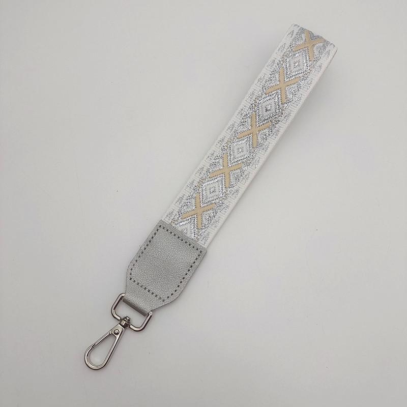 

Mobile Phone Lanyard Bag Accessories Adjustable Single Shoulder Oblique Span Change Small Bag Burden Reduction Silver Bag Strap