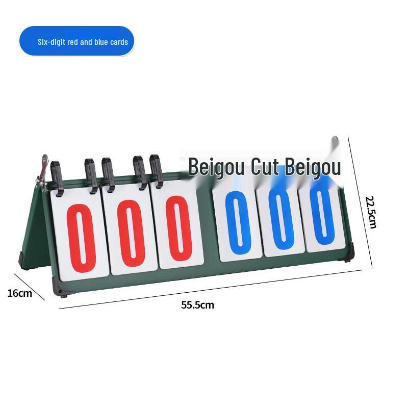 Jun Ding Ying 6-Digit Multi-Sport Flip Scoreboard